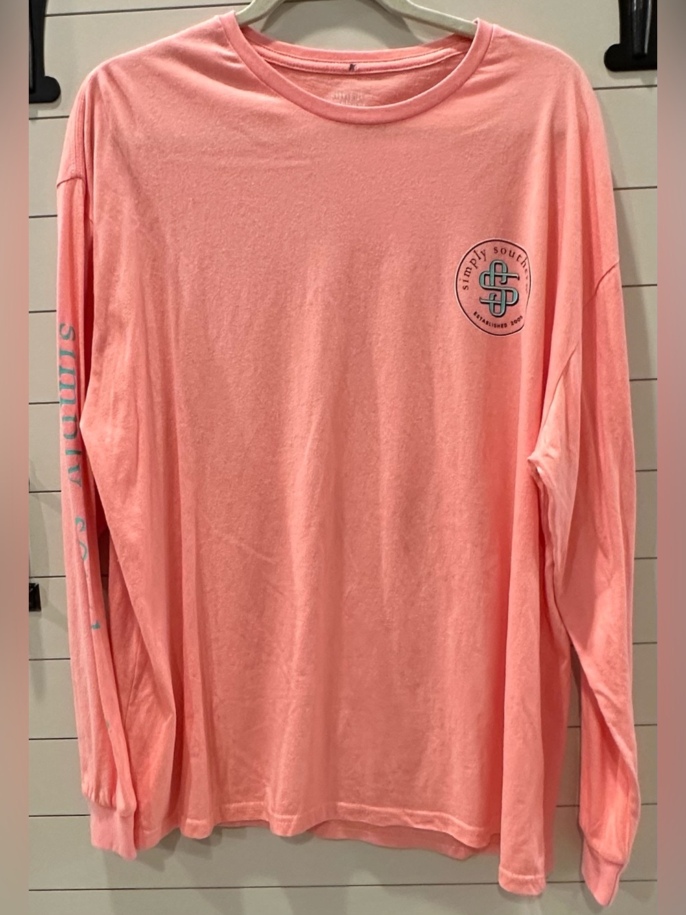 Simply Southern “God Is Within Her She Will Not Fail” Long-Sleeve Graphic Tee XL - Picture 2 of 3